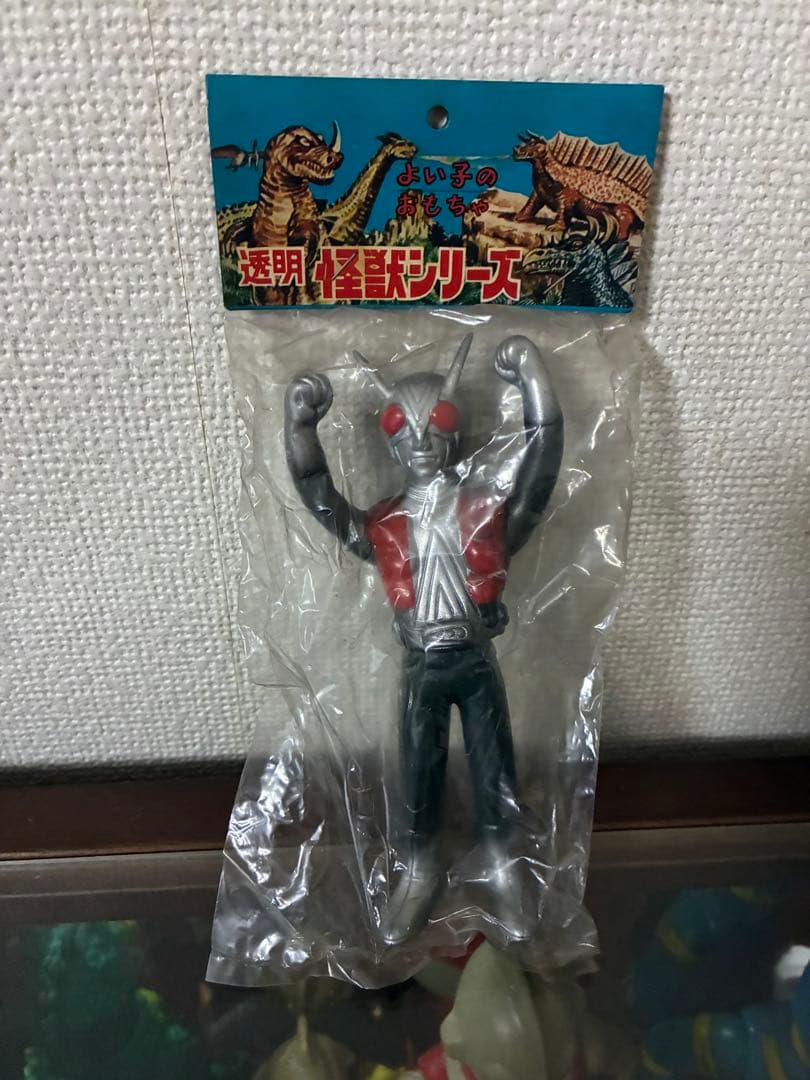 当時物・無版権　パチソフビ　ライダーマン　未開封