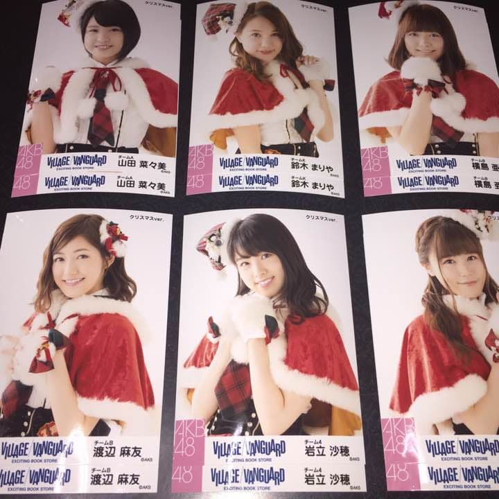 AKB48 ヴィレッジヴァンガード クリスマス ver. 生写真 2種コンプ
