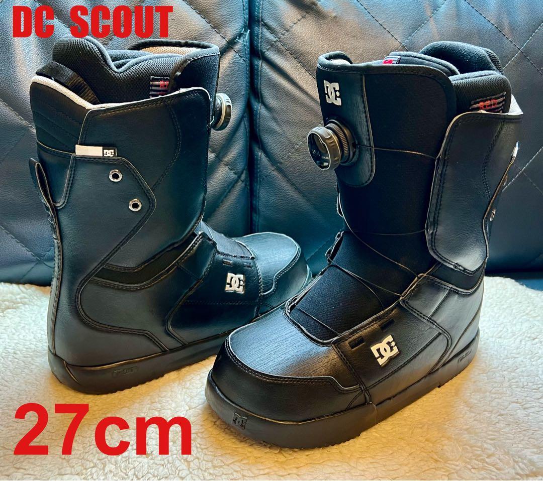 DC SCOUT 27cm スノーボードブーツ BOA ブラック