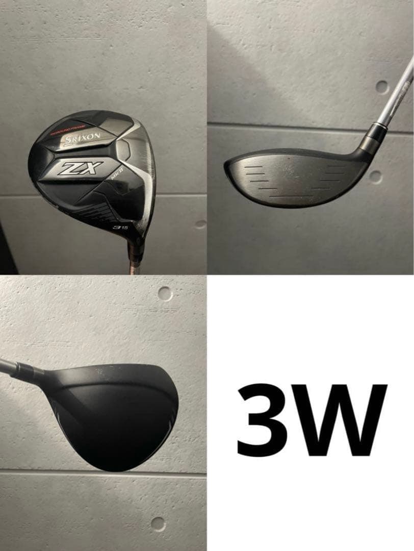 Srixon スリクソン ZX5 MKⅡ ウッド　ユーティリティ4本セット