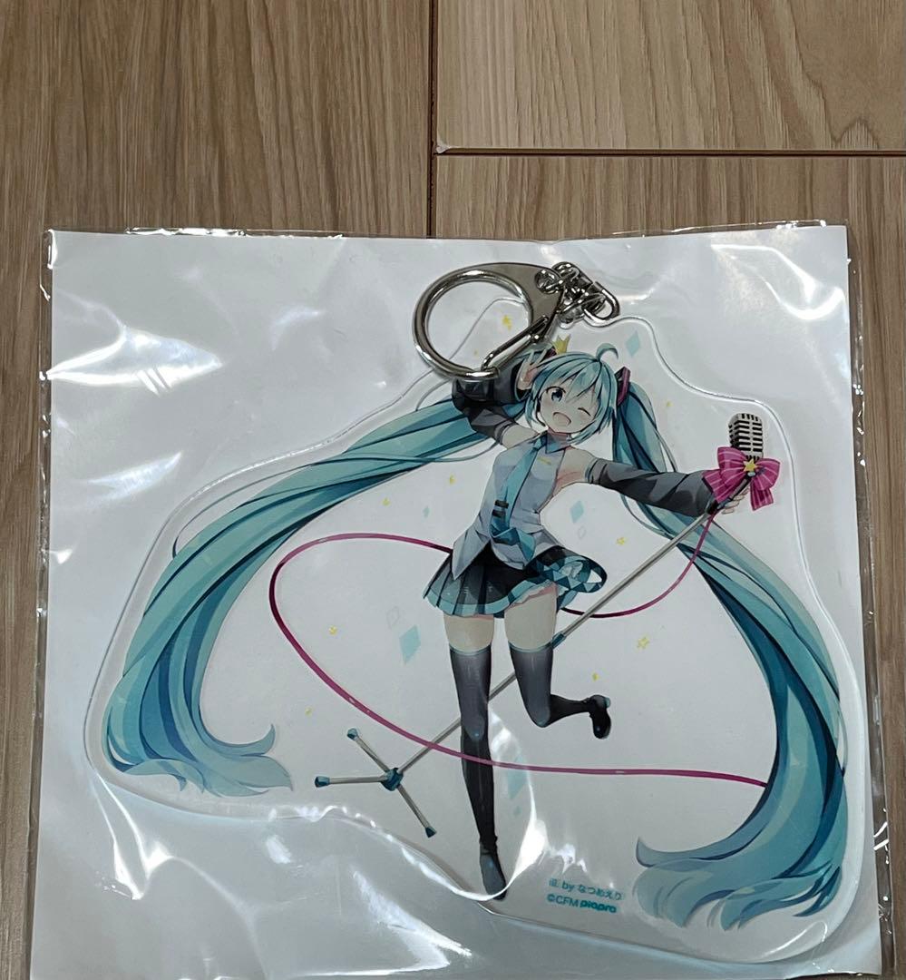 初音ミク　ビッグアクリルキーホルダー
