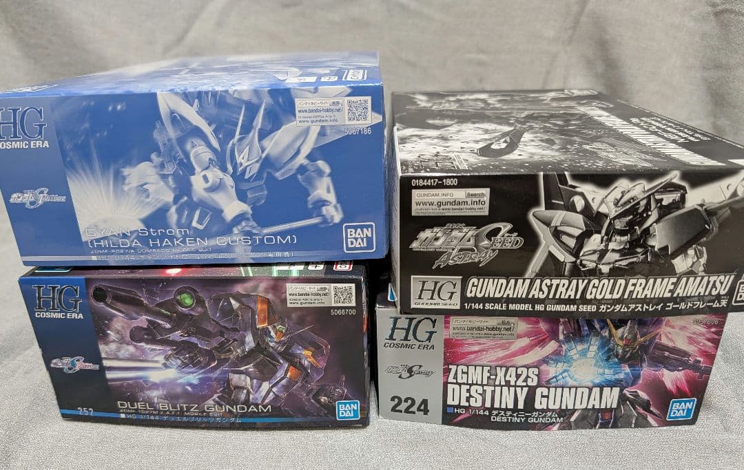 ガンプラ　SEED系　まとめ売り4点セット