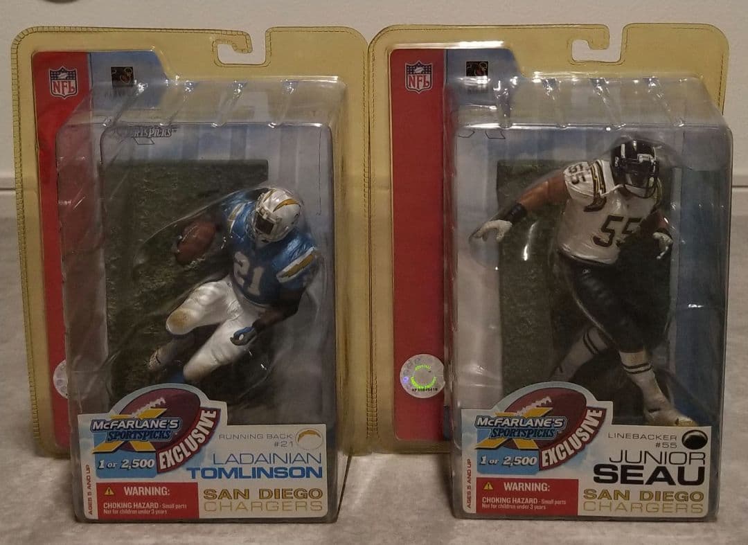 【激レア　未開封】NFLマクファーレンフィギュアセット★第37回スーパーボウル★