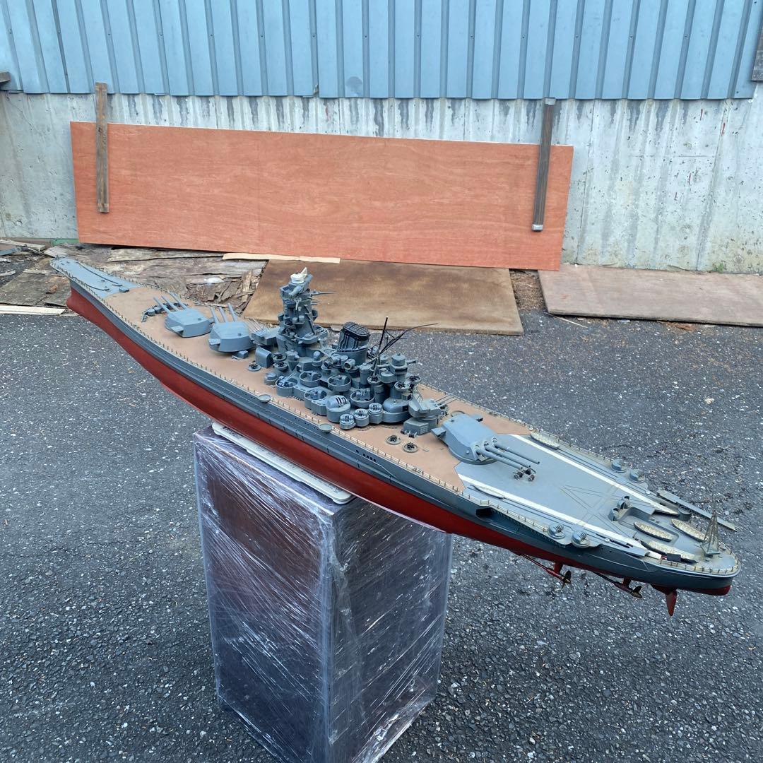 【超特大130cm】重量感4.4kg！戦艦大和プラモデル 完成品・存在感抜群！