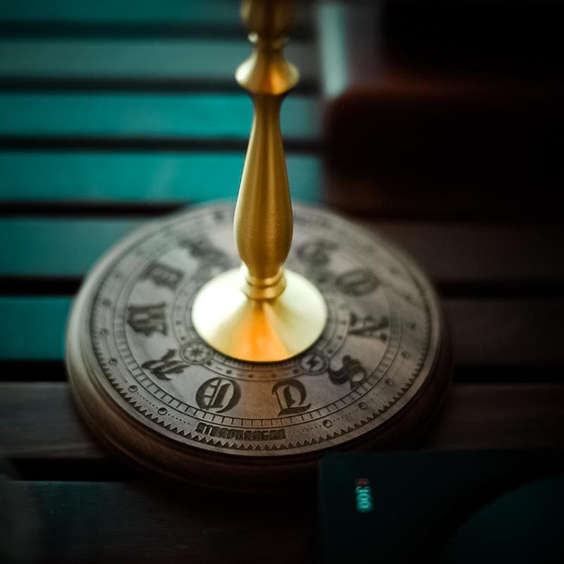 真鍮製　BRASS LAMP STAND　ステンドグラスシェード　セット