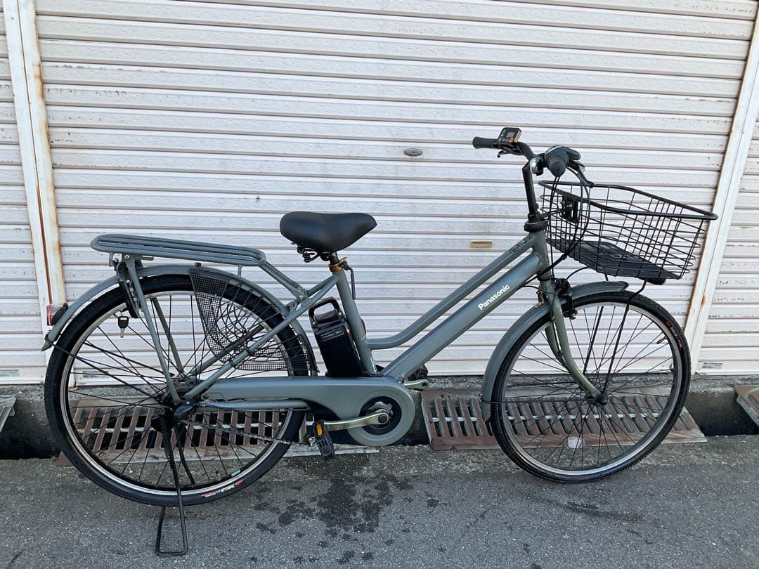 パナソニック最新機種電動アシスト自転車ティモS26インチカーキアルミボディー