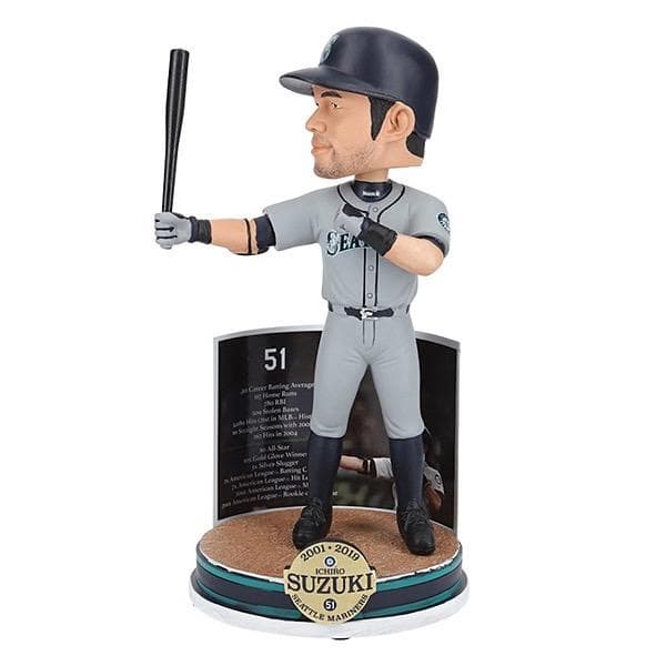 【MLB公式】世界限定3000個 ICHIRO イチロー 限定 (記念台座付)