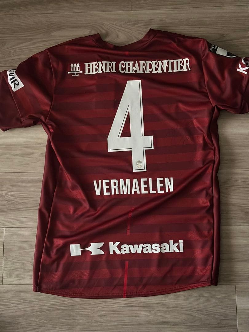 ヴィッセル神戸　フェルマーレン　サイン入りユニフォーム