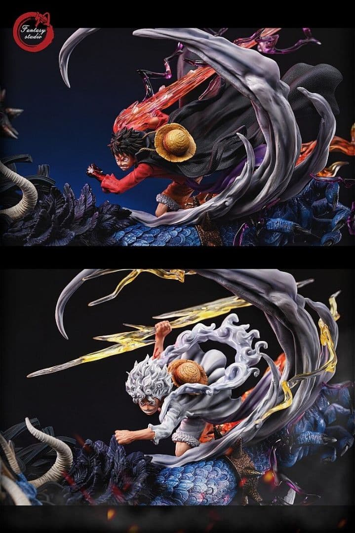 ワンピース カイドウ VS ルフィ ガレージキット スタチュー フィギュ