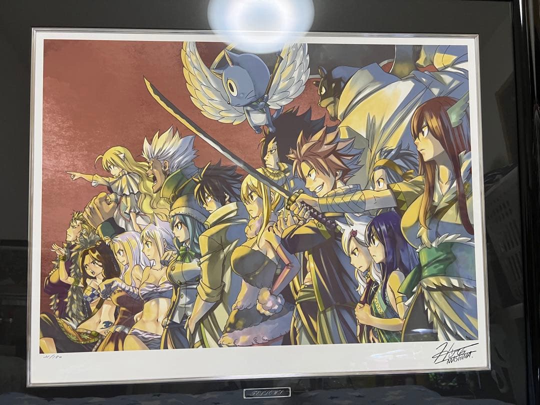 FAIRY TAIL/版画/作家 真島ヒロ/作品名 FELLOWS/直筆サイン入