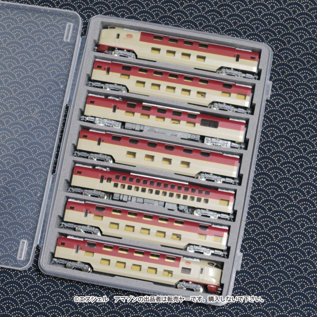 (10枚セット)100均のケースが7両用Nゲージ収納ケースになるウレタン中敷き