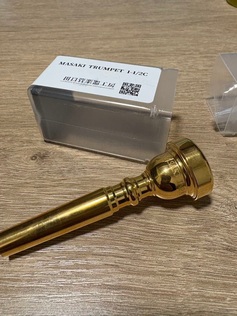 田口管楽器工房　MASAKI トランペットマウスピース　1-1/2C