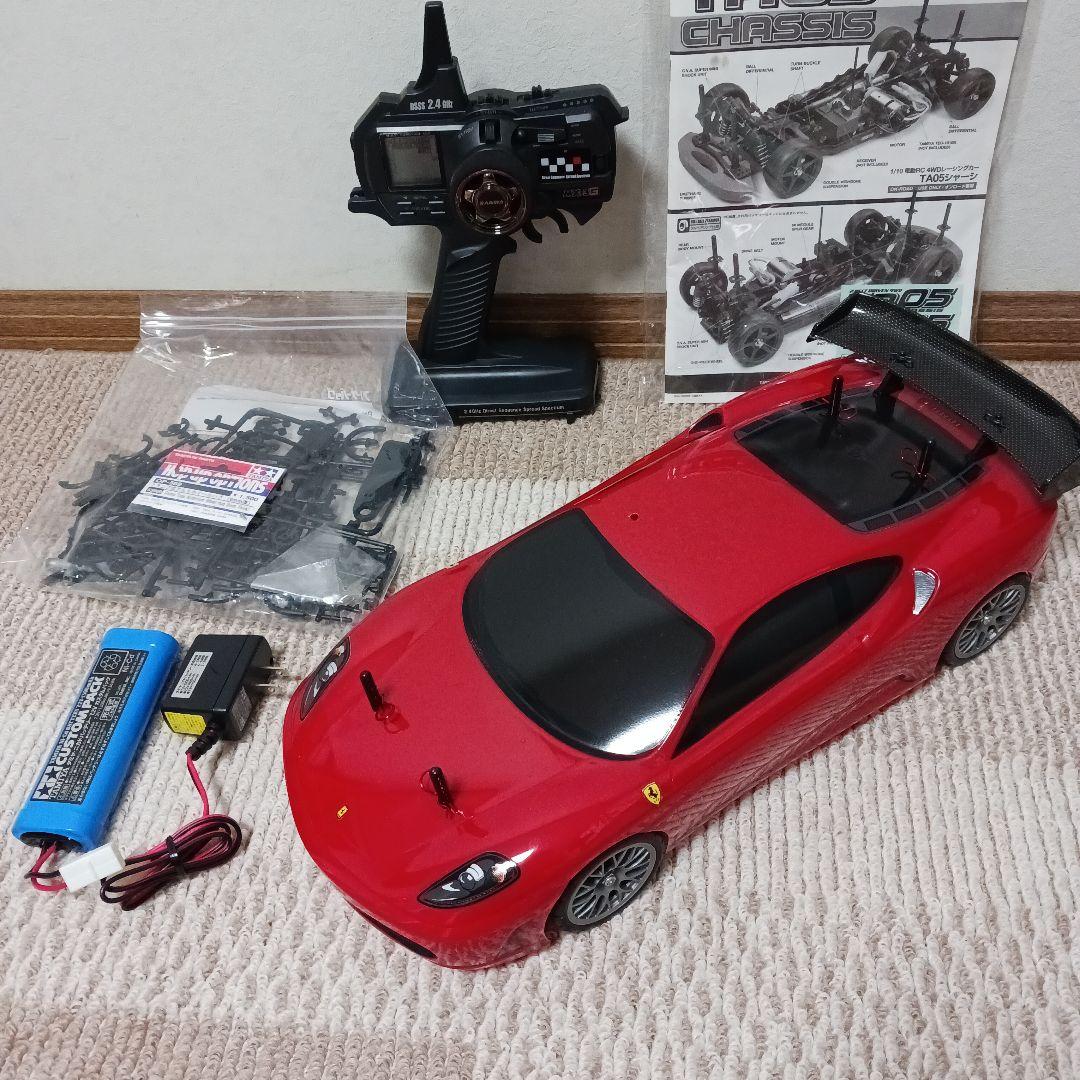 タミヤ　フェラーリF430(TA-05シャーシ)　ドリラジ(グリップタイヤ)