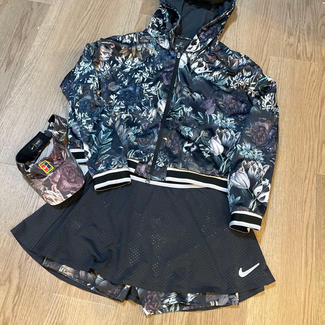 NIKE スコート　全仏オープン　メッシュ　スコートのみ　US-Ｌ