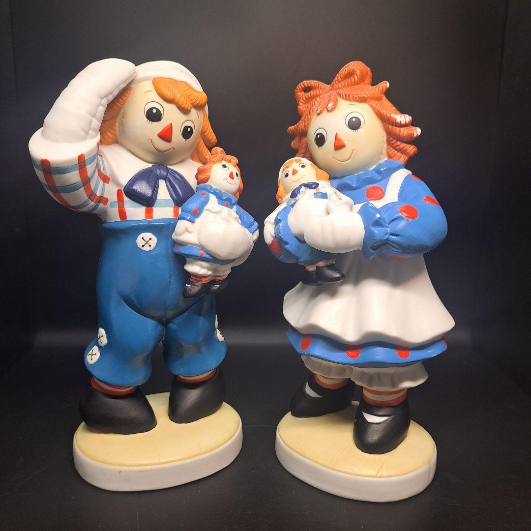 ラガディ　アン&アンディ　置物　陶器製　フィギュア　人形　ヴィンテージ