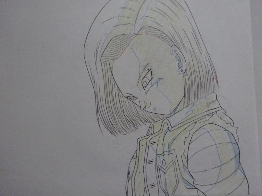 【NOT FOR SALE】 ドラゴンボール 人造人間18号 原画