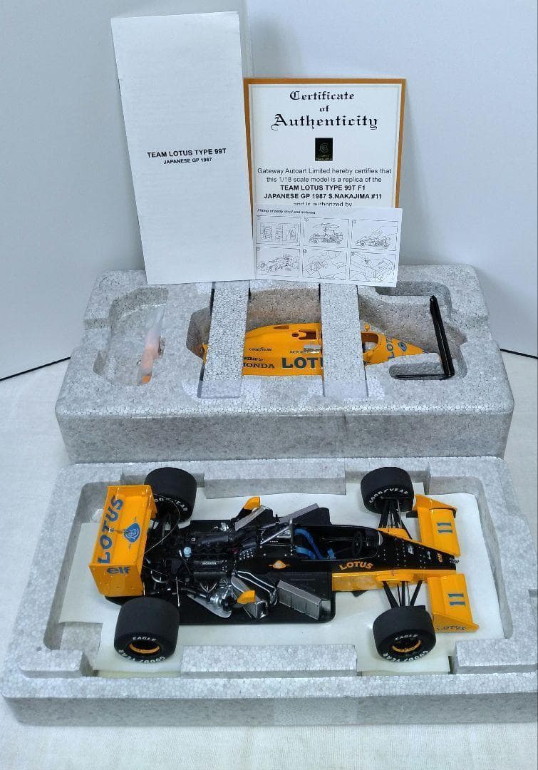 65　オートアート　チームロータス　タイプ　99T　日本グランプリ　1987