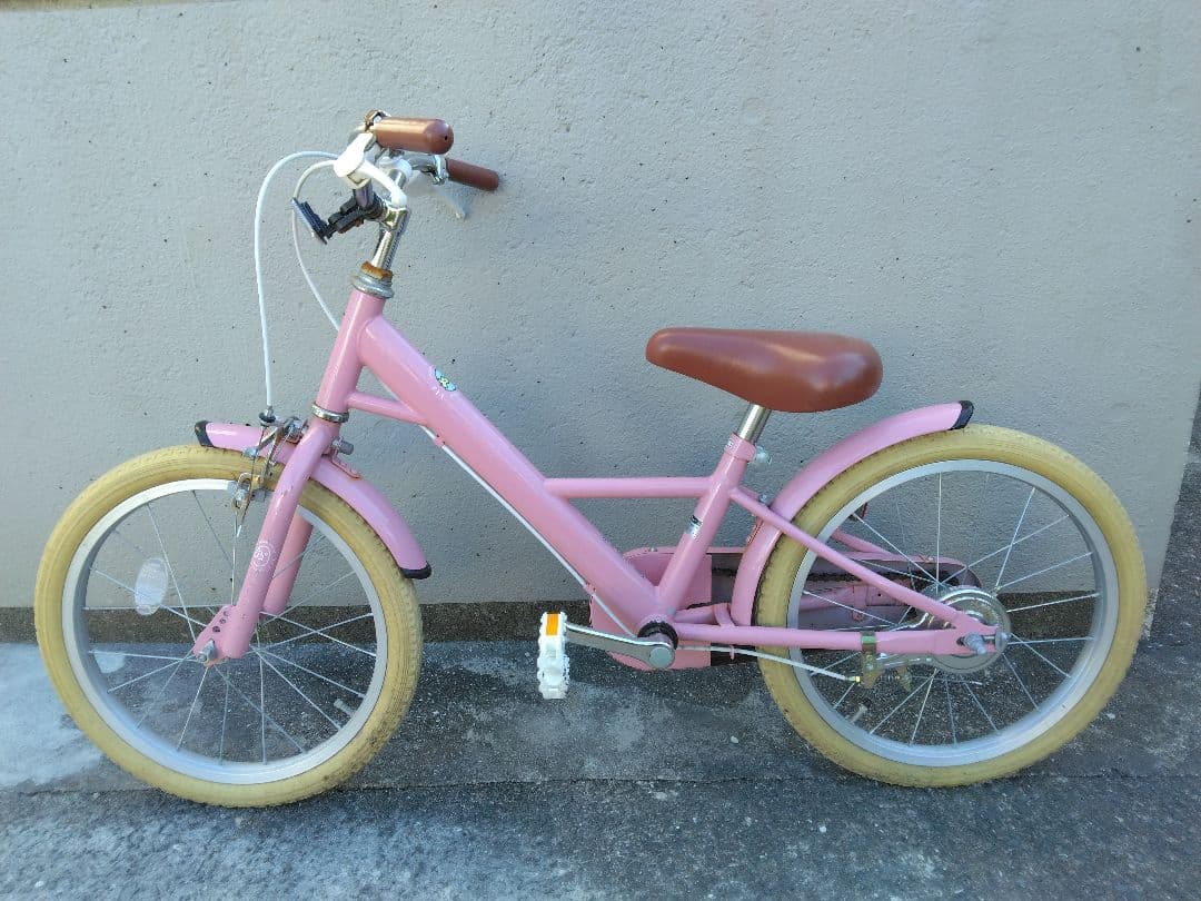 美品　子供用自転車 18インチ ピンク　福岡市内引取限定
