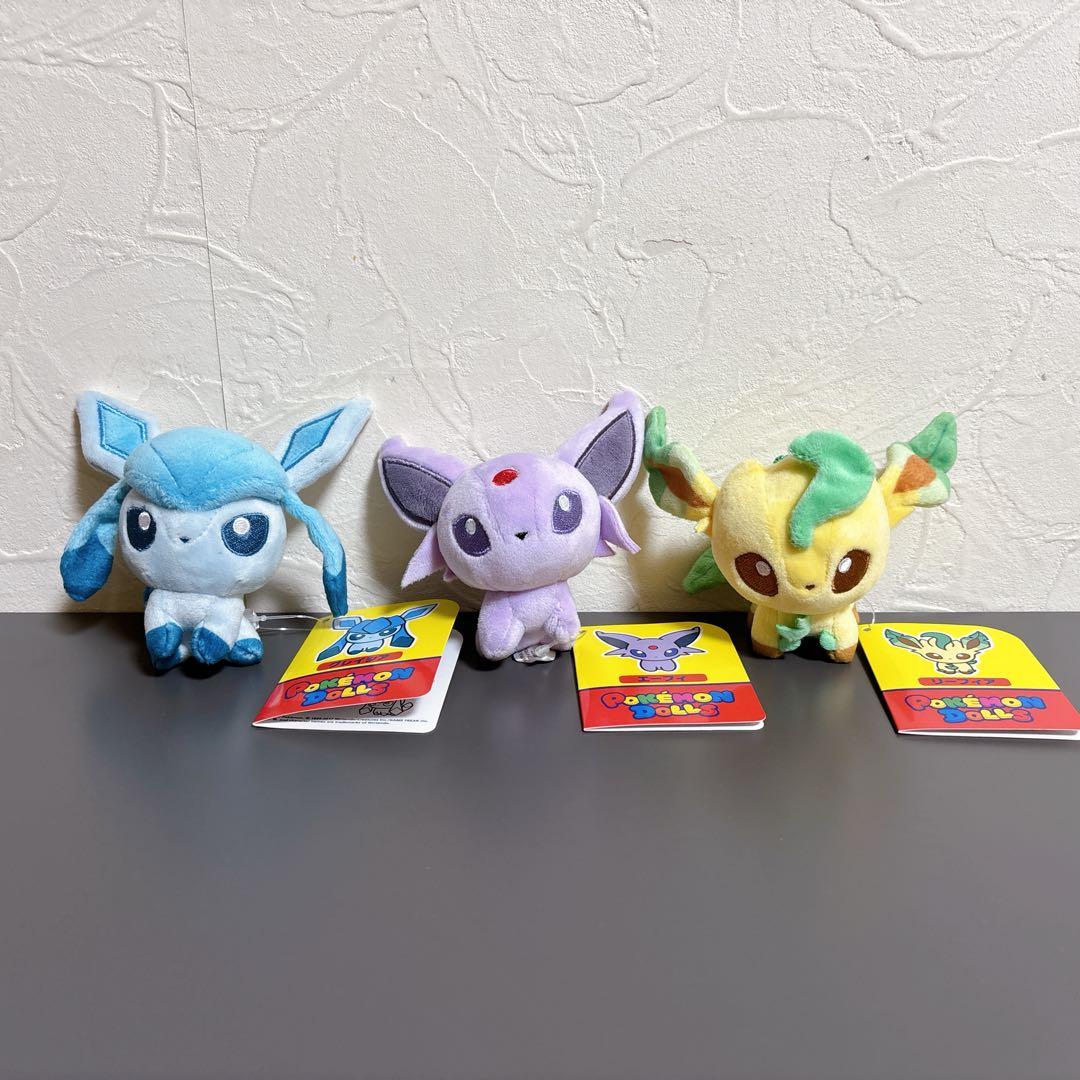 ポケモンドールズ　もっちりマスコット　3個セット　ブイズ　ぬいぐるみ