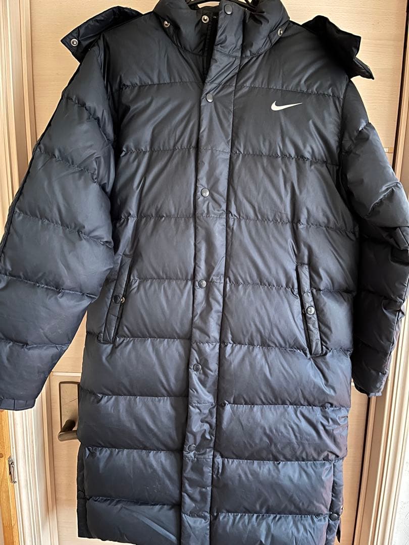 NIKE ナイキ ベンチコート S スポーツ ネイビー　ダウン