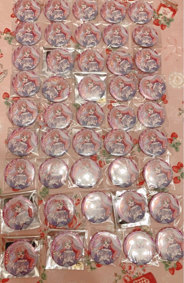 【45個 バラ売可】ひろがるスカイ！プリキュア ましろ 缶バッジ ハロウィン