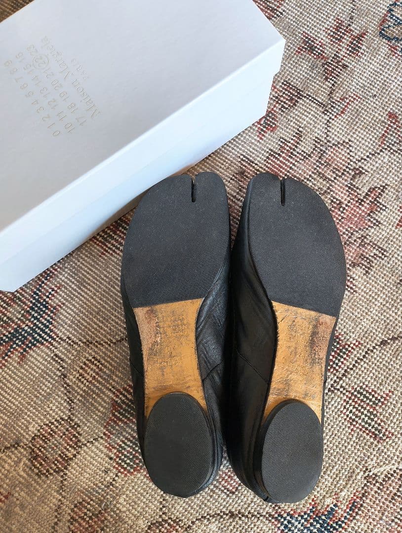 Maison Margiela│「タビ」 バレエシューズ 黒40