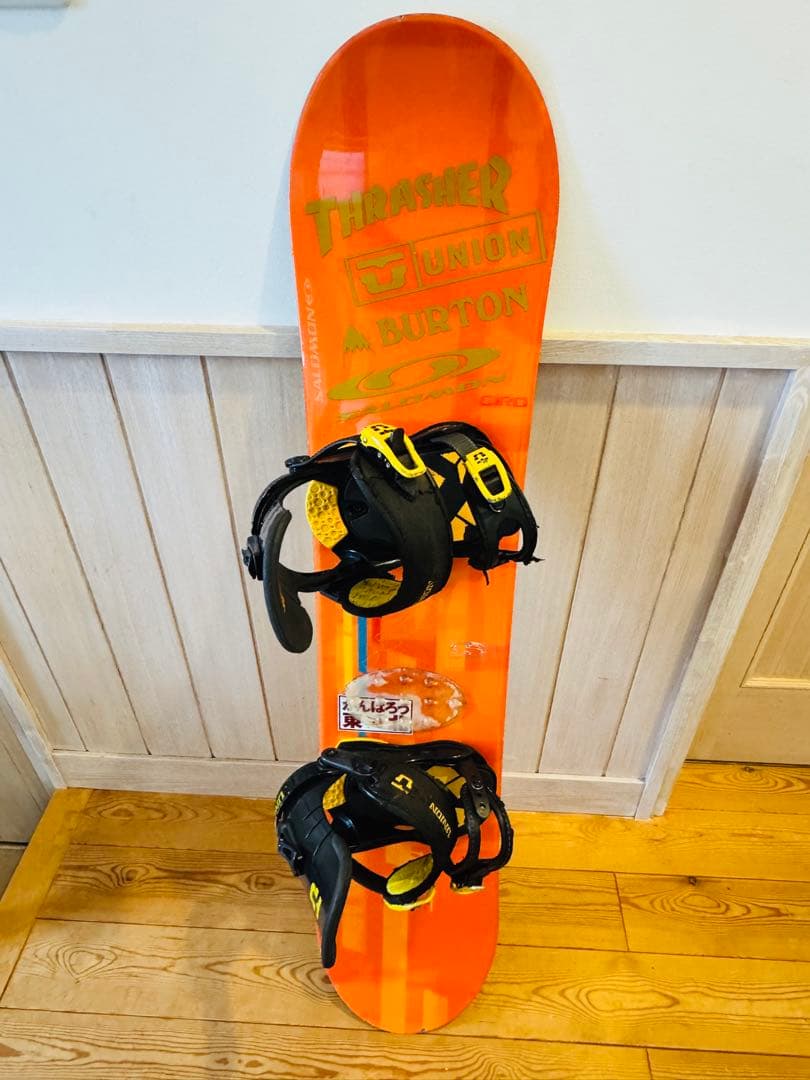 Salomonスノーボード118cm ×Unionビンディング 子供用セット