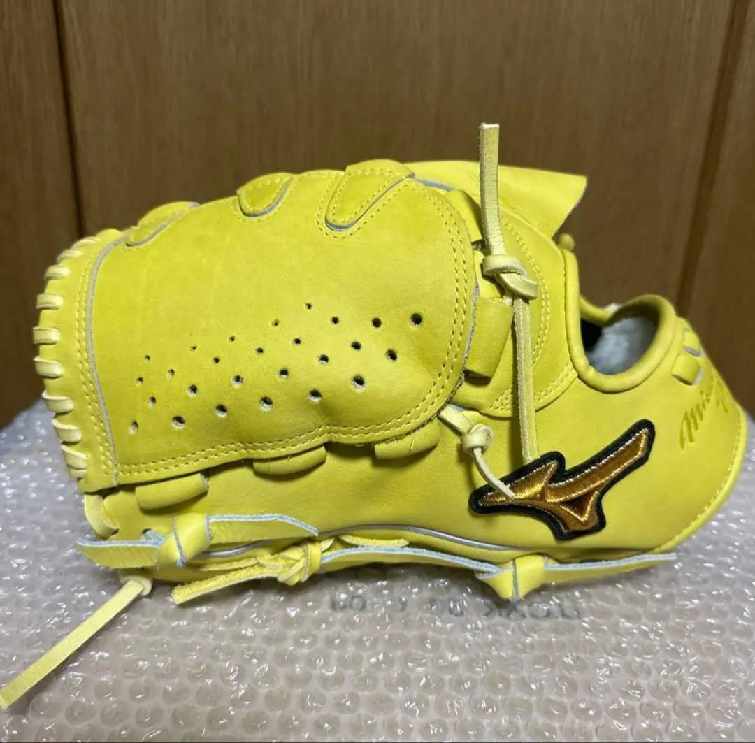 ミズノ 軟式グローブ イエロー