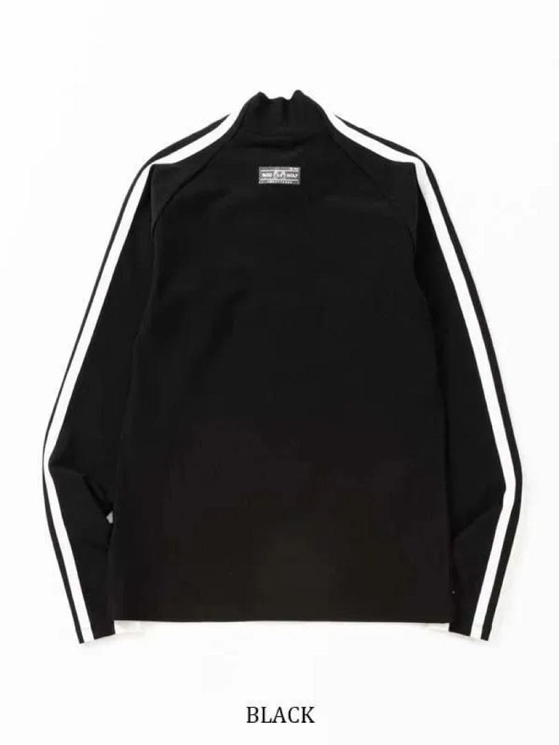 BLOCK JQ TRICOT L/S MOCK Lサイズ ブラック