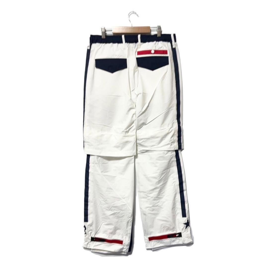 新品 ラッセルノ ゴルフ 2way レインパンツ ホワイト 防水 撥水 XL 6