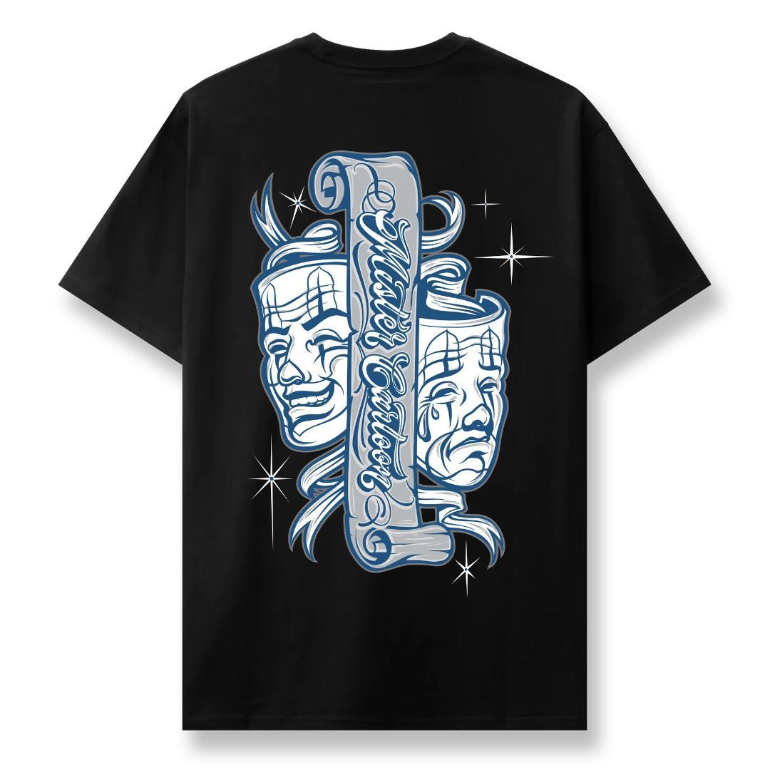 応援グッズ MC MLB CLOWN MASK STADIUM TEE BK BLUE