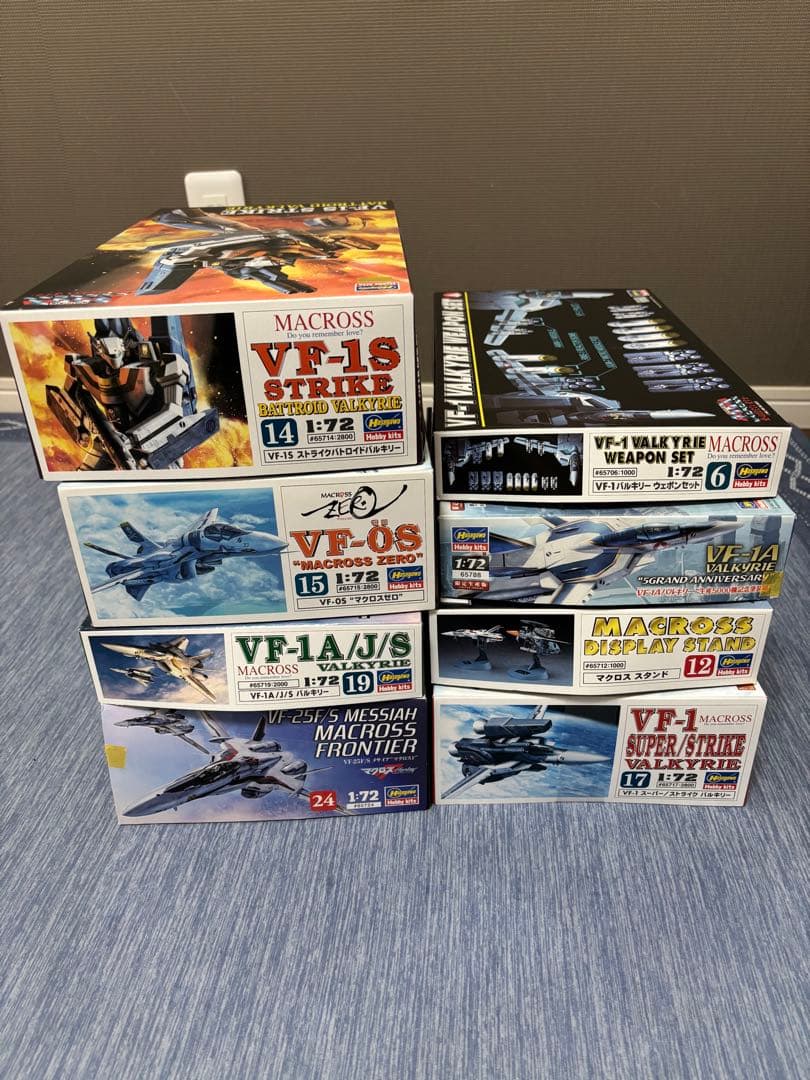 ハセガワ　マクロス　プラモデル　セット