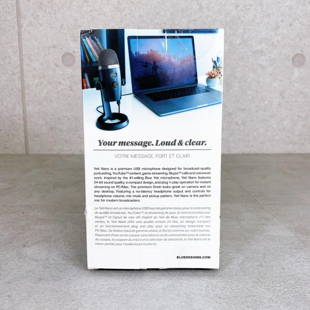 【新品未使用】Logicool Blue Yeti Nano BM300SG