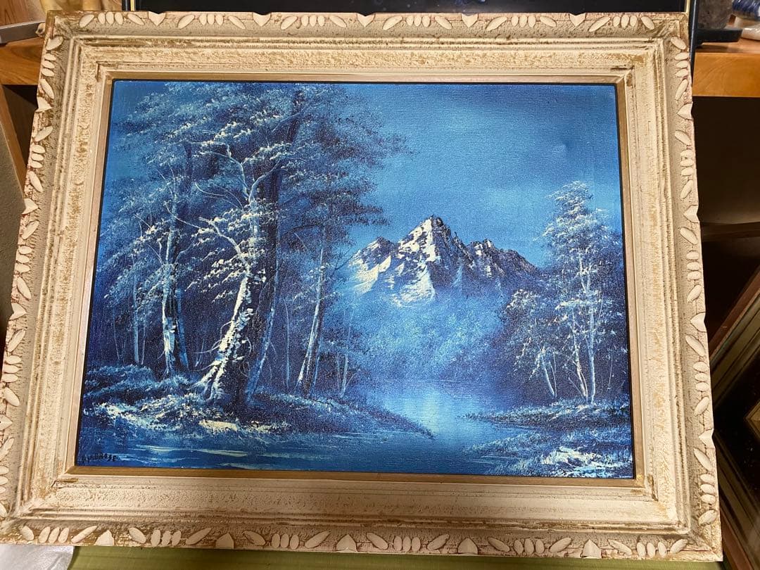 油絵　風景