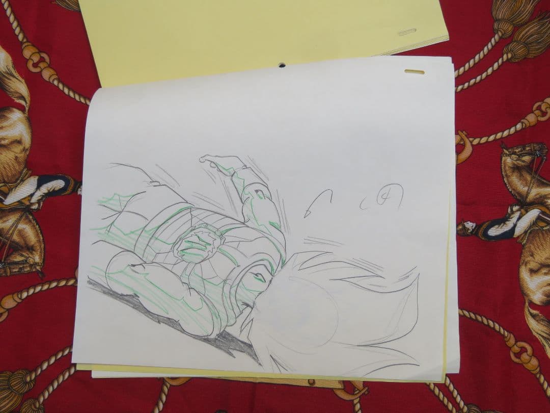 メ*ロ様 ドラゴンボール セル画 原画 フリーザ ベジータ 当時品