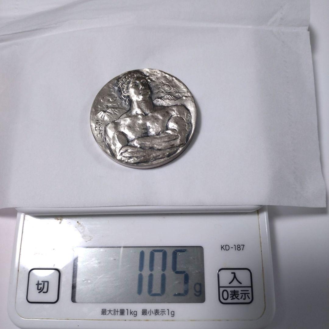 純銀製メダル 1972年 札幌オリンピック 記念メダル 純銀 大蔵省 造幣局
