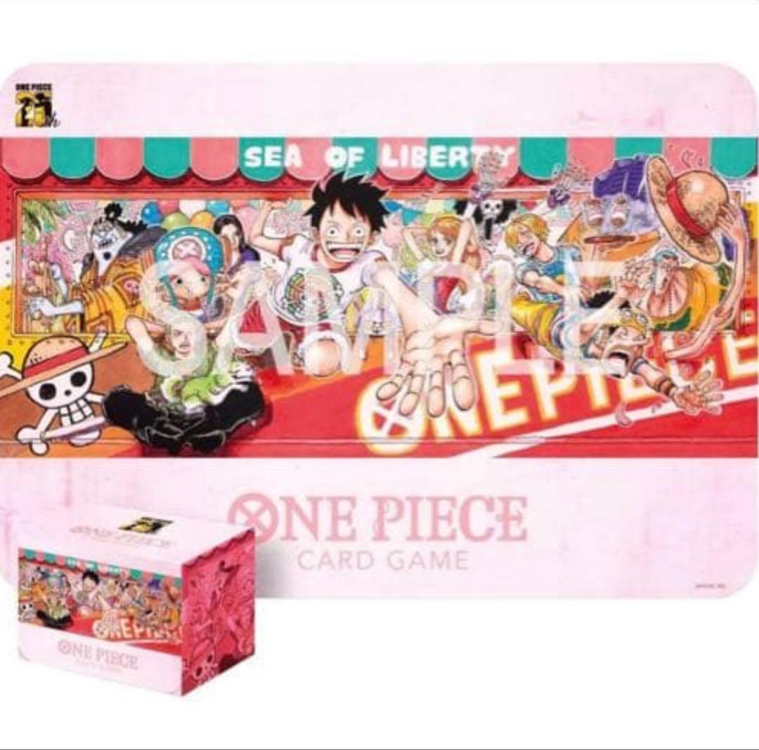 ONE PIECE 25周年記念イベントカードケースとプレイマット完全未開封品
