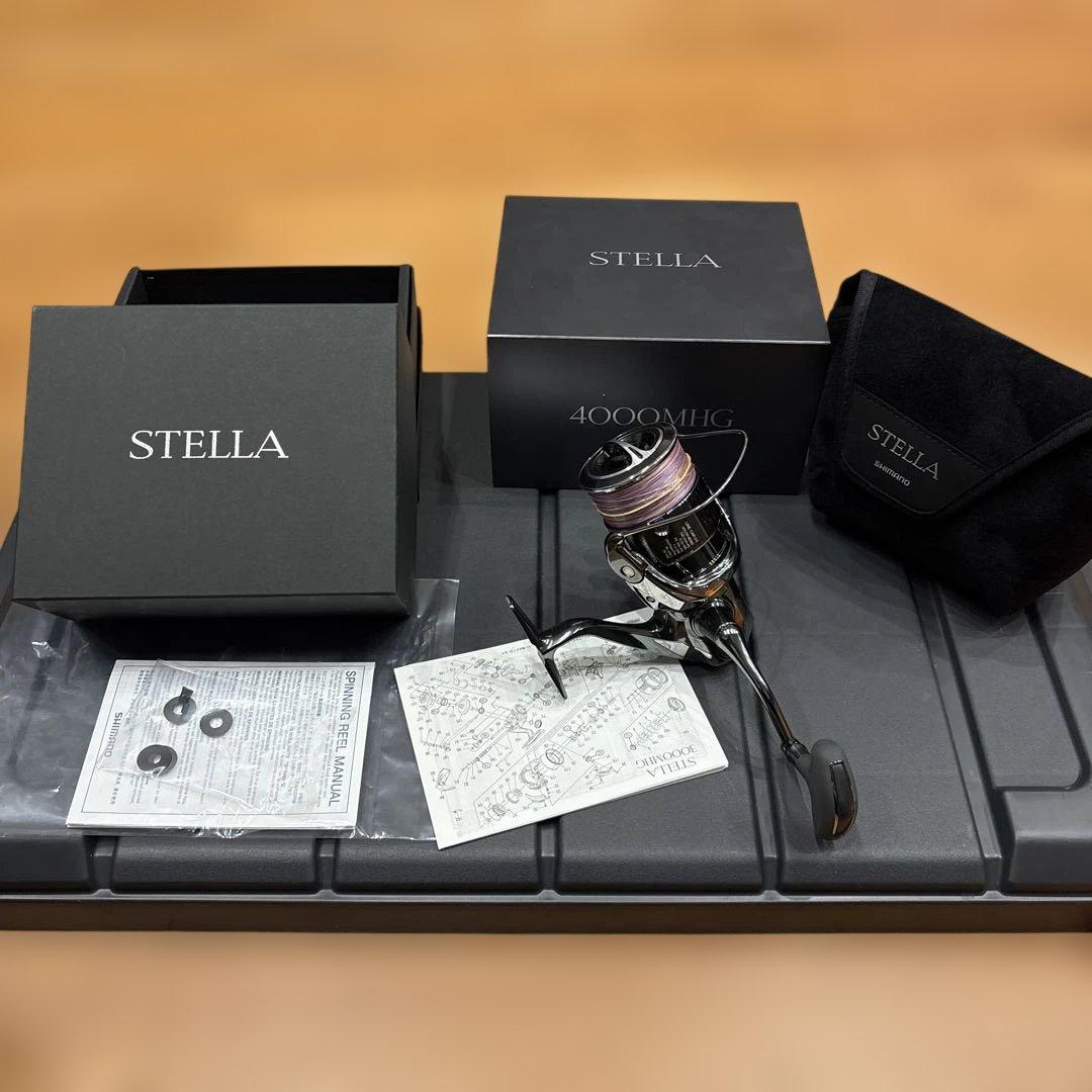 値下げ　STELLA 4000MHG スピニングリール　シマノ　ステラ