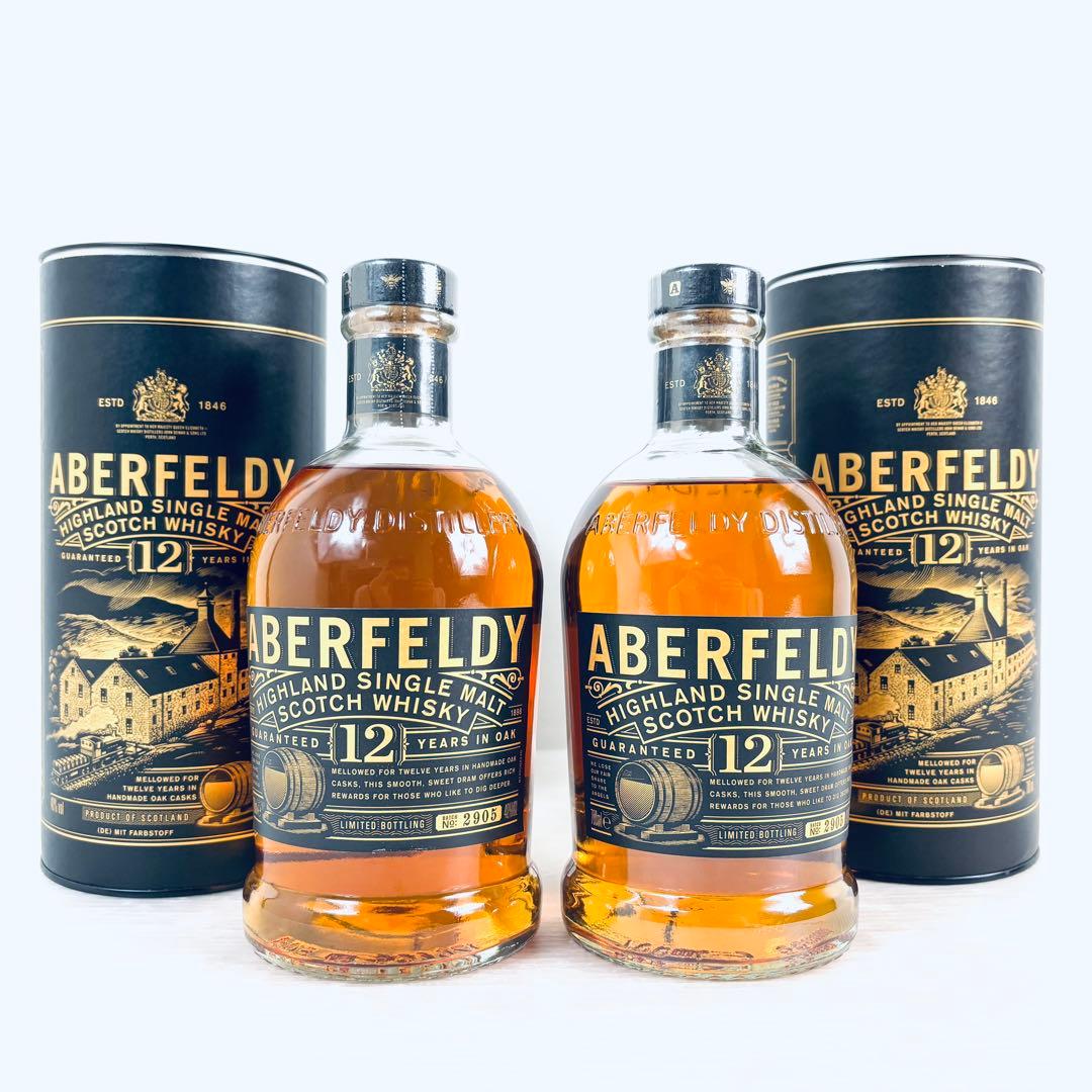 【未開栓品】アバフェルディ スコッチウイスキー　12年 700ml 2本セット