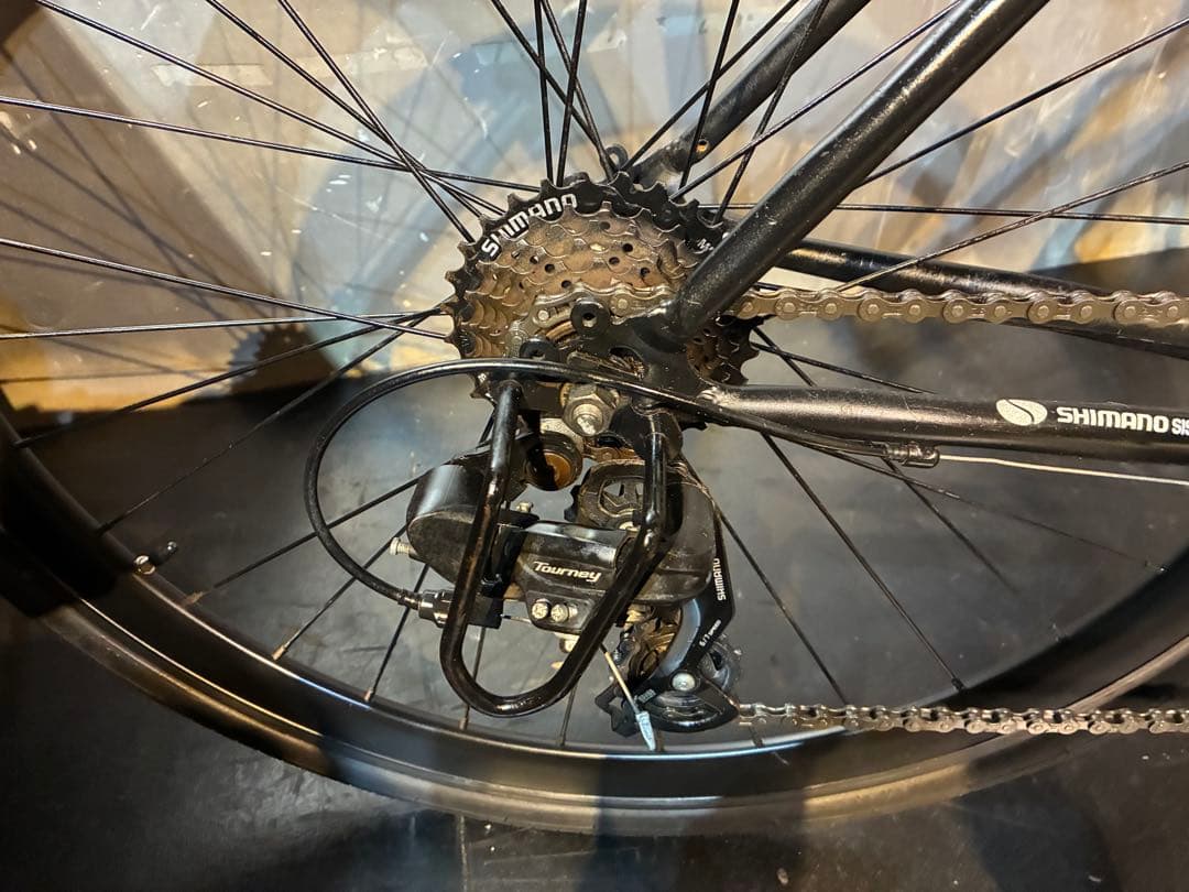 J19【大阪堺市/取引】中古クロスバイク back packer 700C