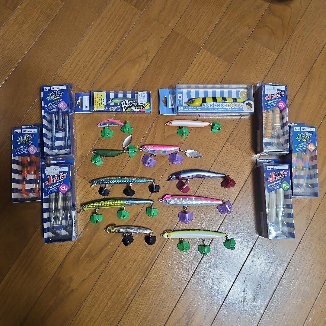 Blue Blue ハードルアー、交換ワームセット