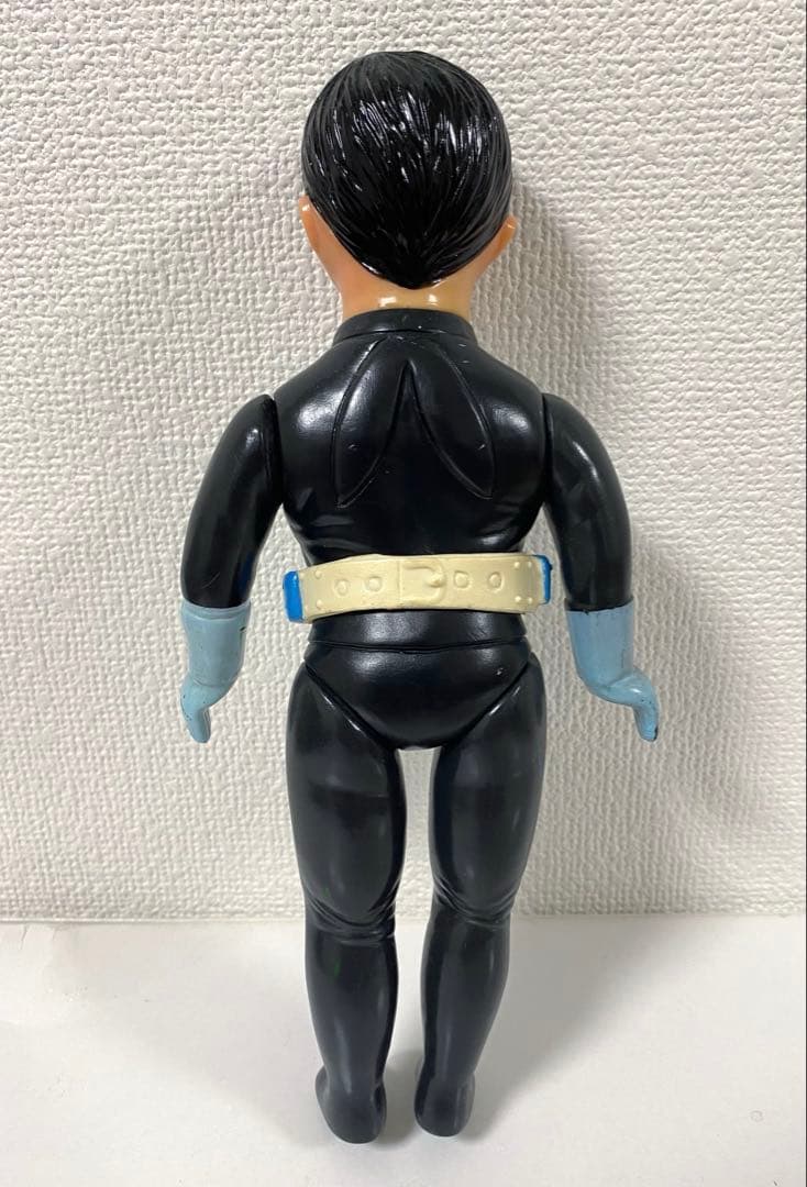 せ*ゃ様 当時物 ソフビ 旧バンダイ 仮面ライダー 水色マスク 面取れ