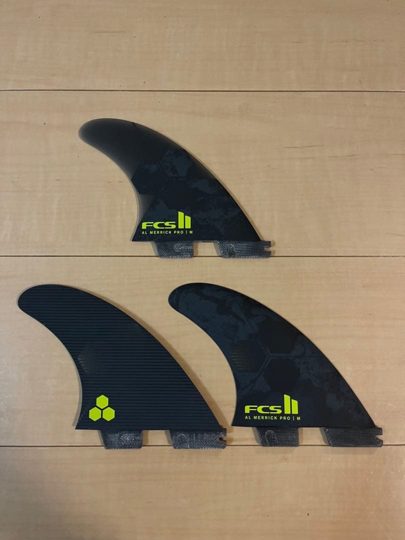サーフィン・ボディボード FCS II AL MERRICK PG PRO TRI FIN SET