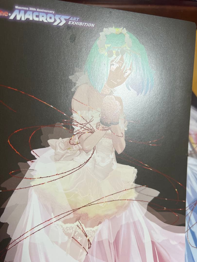 マクロス30周年原画展 入場券特典プレミアムグッツ2枚+蒔絵シール+ポストカード