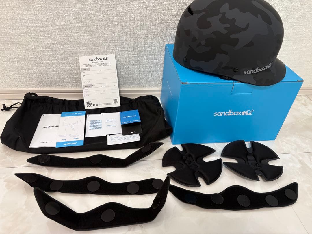 sandbox サイズL ブラックカモ ヘルメット