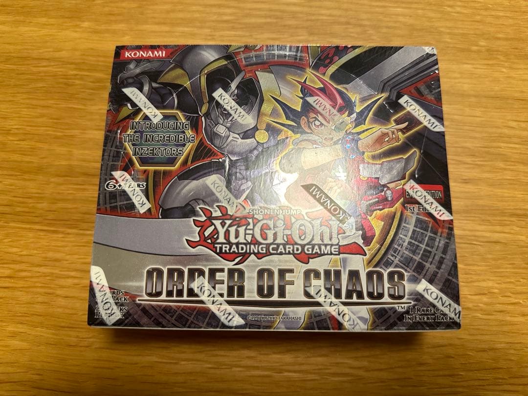 遊戯王　オーダー・オブ・カオス　英語版　1st　未開封　BOX