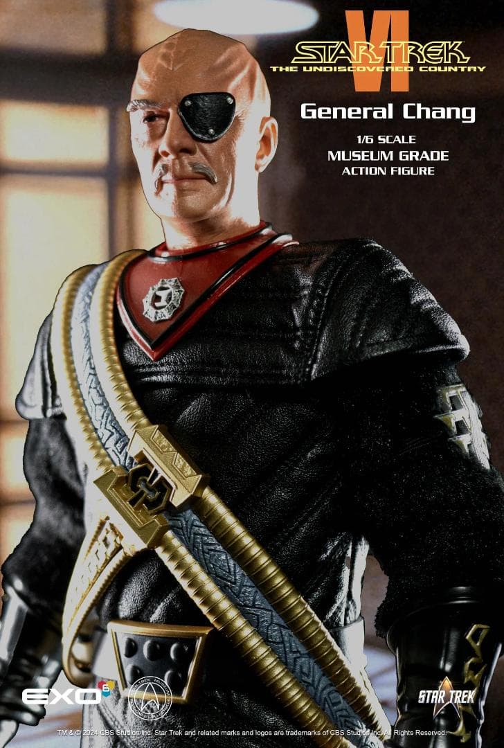 EXO-6 1/6 スタートレック 未知の世界 チャン将軍 chang