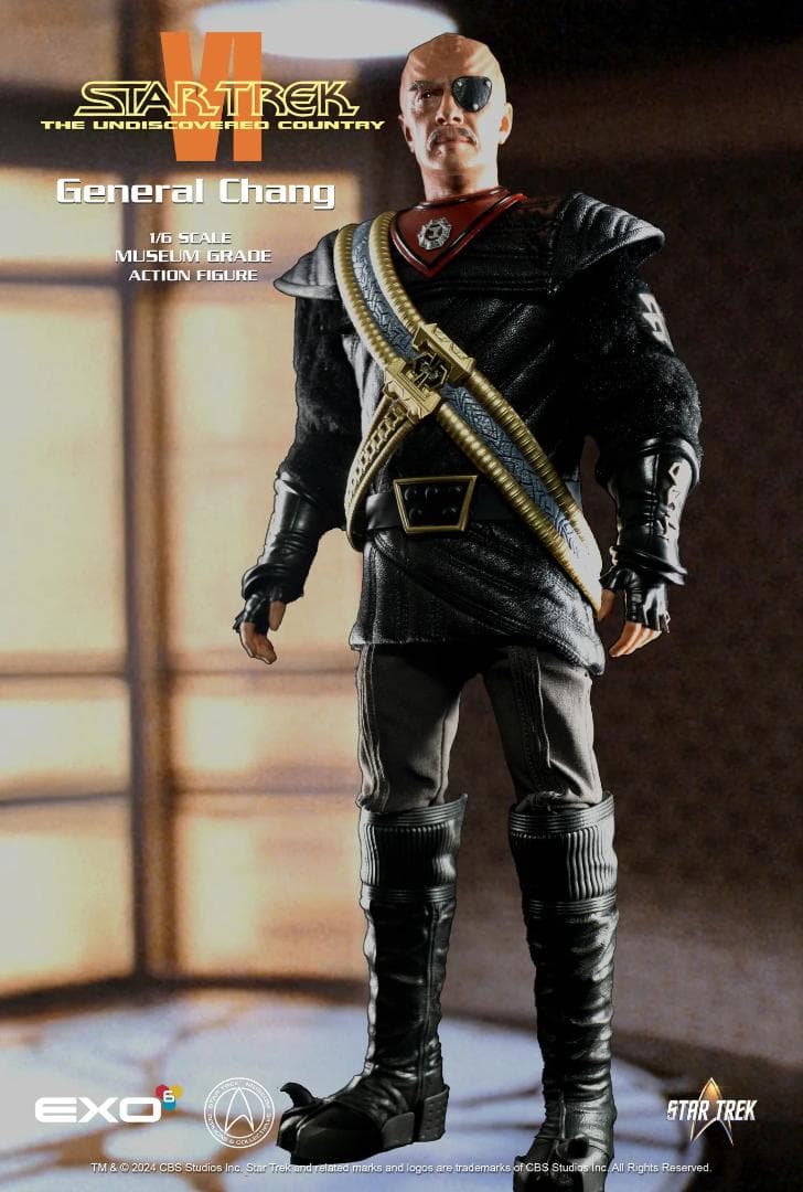 EXO-6 1/6 スタートレック 未知の世界 チャン将軍 chang