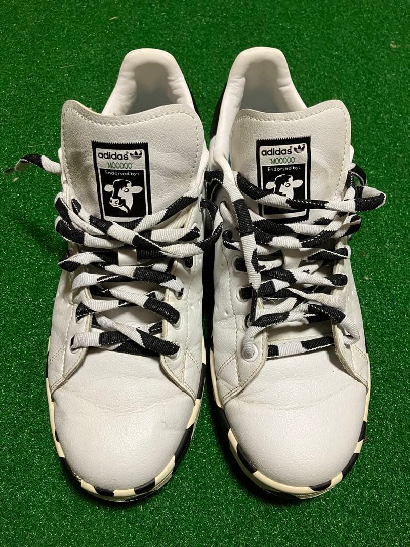 adidas Stan Smithゴルフシューズ 牛柄ソール シューズ