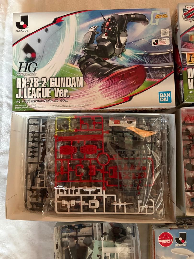 HG RX-78-2 &ＯＯGUNDAM Jリーグ Ver. & HAROPLA